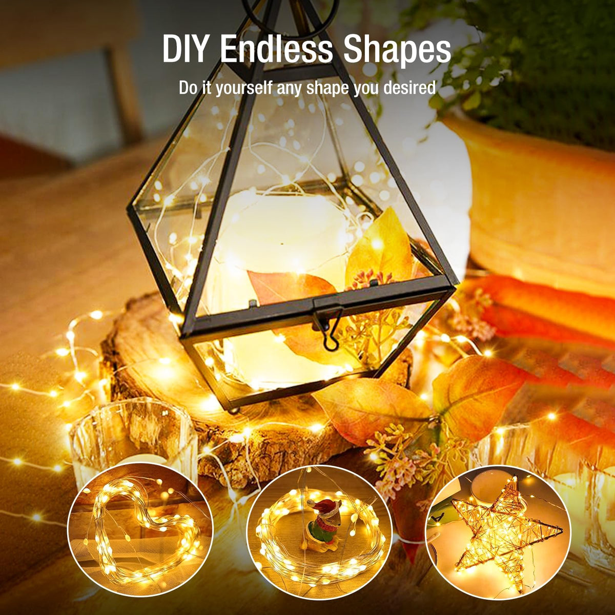 Fairdeer 12 Pack Fairy Lights Battery Operated - 7ft 20 Led Twinkle Lights 3 Modes, Bulk Mini String Lights Waterproof for Mason Jars Vases DIY Party Wedding -Warm White & Cold White