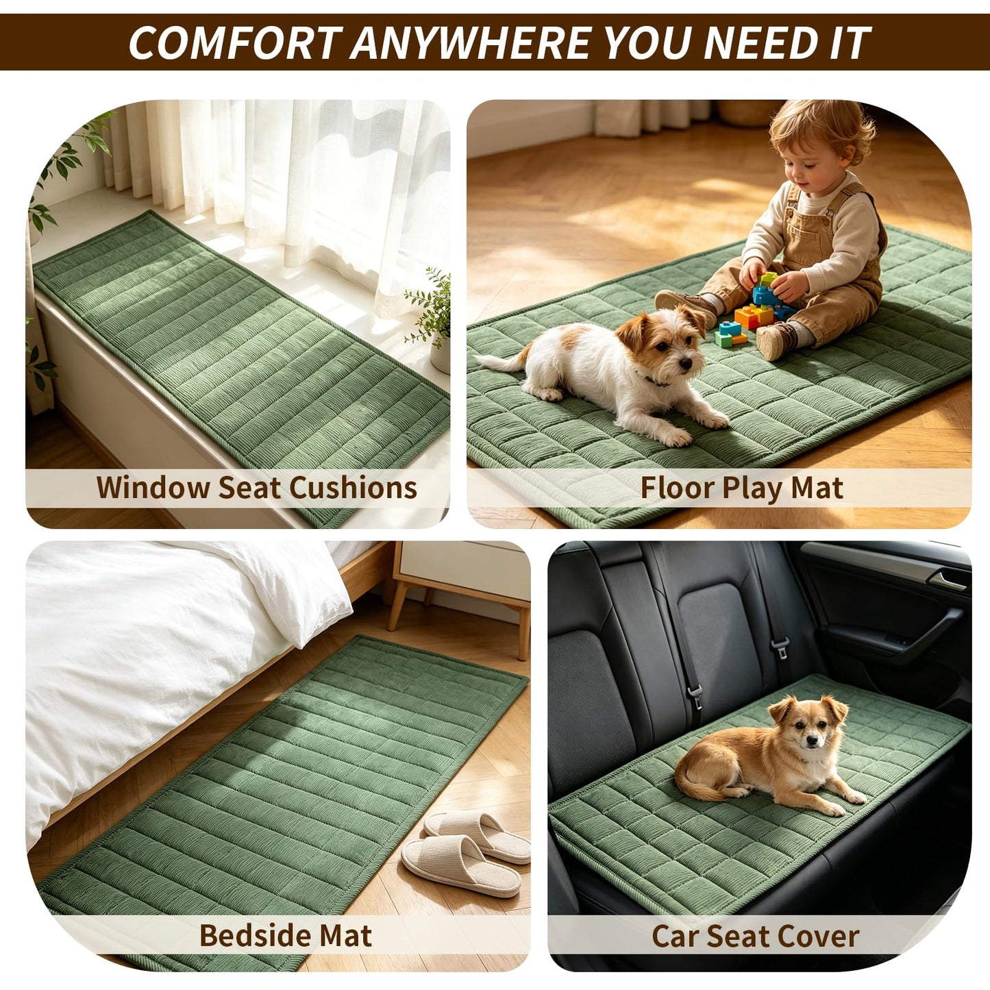 PJLZJFBY Couch Covers for Dogs Washable, 27.6"x82.7" Non Slip Couch Covers for Loveseat Sofa Pet Friendly, Soft Fuzzy Sofa Covers for Pet, Dog Couch Cover Furniture Protector(1PC,Green)