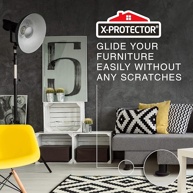 Furniture Sliders X-PROTECTOR 16 PCS – Furniture Sliders Hardwood Floors & Felt