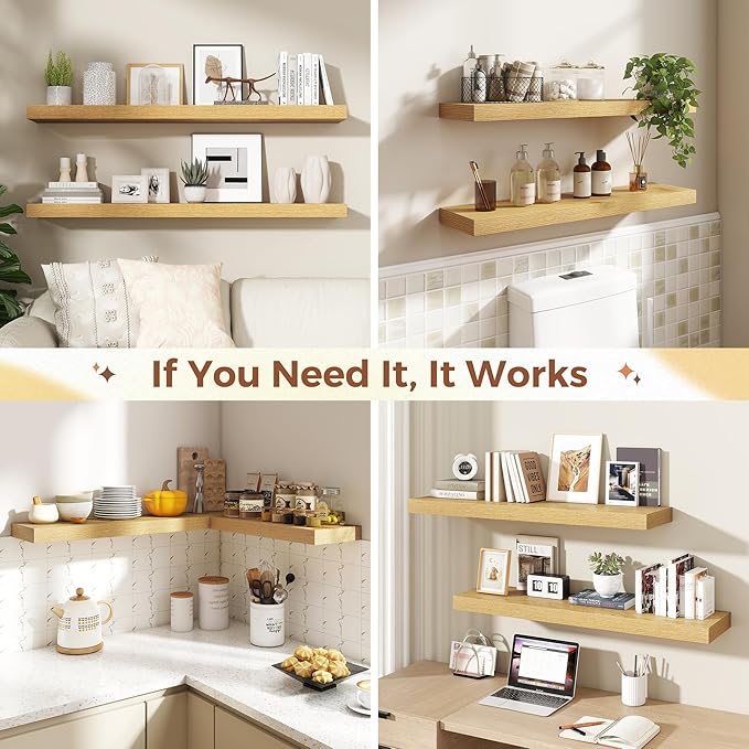 Dreamland 40 Inch Floating Shelves