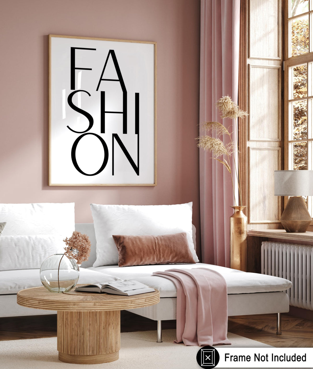 Poster Master Fashion Poster - Typography Print - Trendy Wall Art - Modern Art - Gift for Men, Women & Fashionista - Minimal Wall Decor for Living Room, Bedroom or Office - 8x10 UNFRAMED Wall Art
