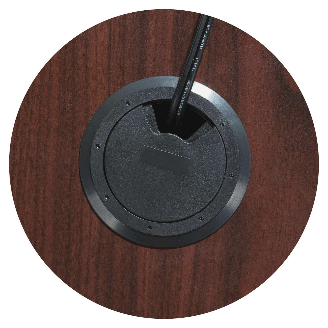 Lorell Return Shell, 35 by 24 by 29-1/2-Inch, Mahogany