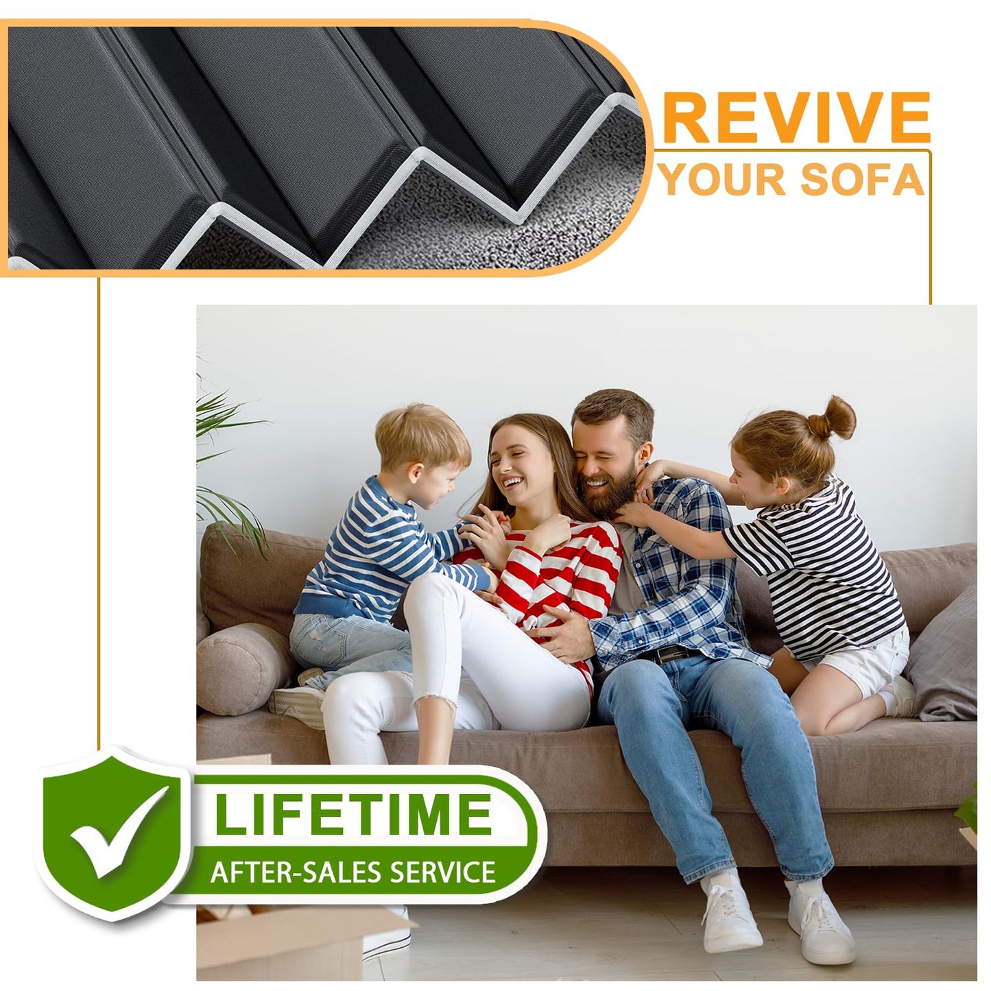 LAVEVE Heavy Duty Couch Cushion Support Board for Sagging Sofa, 21.5''x70'' Extra Thick Solid Wood Under Couch Insert with Anti-Slip Dots, Repair Sagging Spring Sofa and Replace Worn Cushions