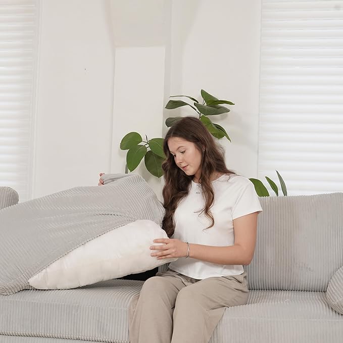 EASE MOOSE Oversized Sectional Modular Sofa, L Shape Sectional Couch
