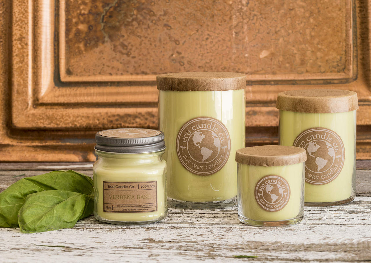 Eco Candle Co. Recycled Candle, Goddess, 6 oz. - Scents of Patchouli, Jasmine, Sandalwood, Cinnamon, Vetiver, & Musk - 100% Soy Wax, Hand Poured, Phthalate Free, Midwest Grown Soybeans