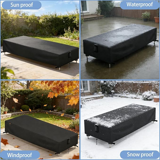 Chaise Lounge Covers, Waterproof Outdoor Lounge Chair Covers