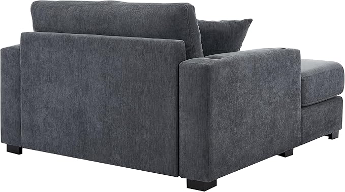 Merax Modern Upholstered Indoor Chaise Lounge