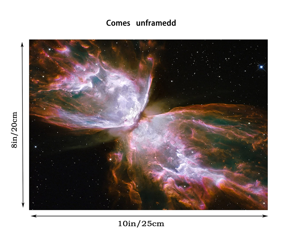 POUSREDE Universe Starry Sky Wall Art Outer Space Fantastic Nebula Galaxy Painting Pictures ,for Bedroom, Lvingroom, Bathroom Decor,Posters for Kids, Boys or Girls Room Set of 9 (8" x10") Unframed