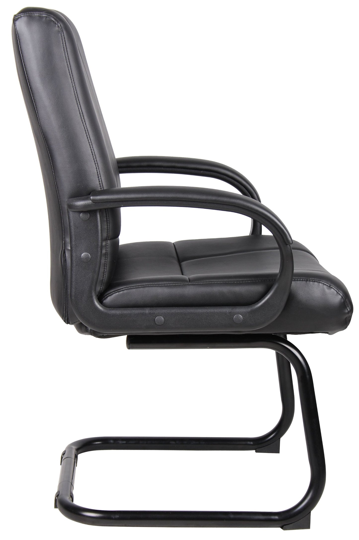 Boss Office Products Coressoft Mid Back Guest Chair in Black, 250 (B7909)