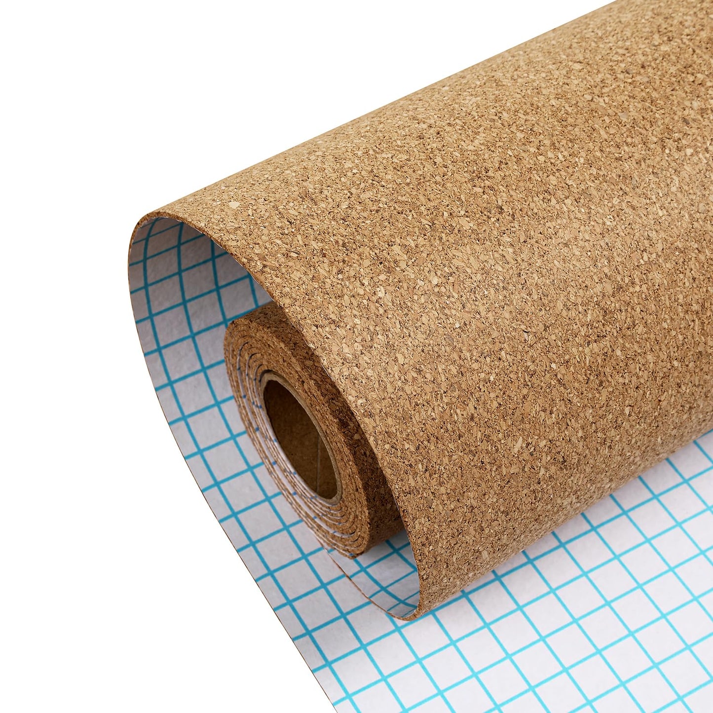 ReWallpaper Cork Boards for Walls 24in x 6.5ft Wide Peel and Stick Brown Cork Roll 3mm Thick Easy Grid Cut Office Classroom Pin Board Memo Display Daily Planner Notice Team Reminder Schedule Ideas