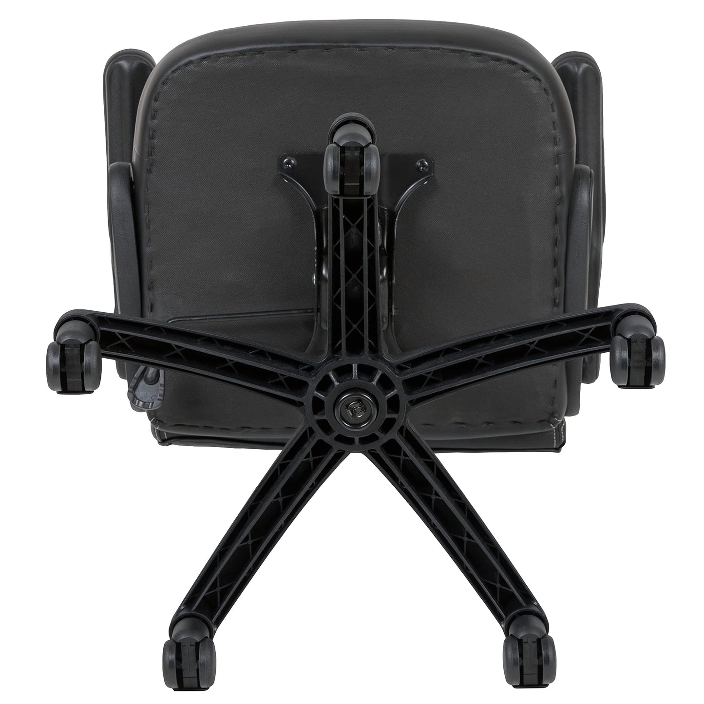 Flash Furniture X10 High-Back LeatherSoft Racing Style Gaming Chair with Flip-Up Arms, Ergonomic Padded Swivel Computer Chair, Gray/Black