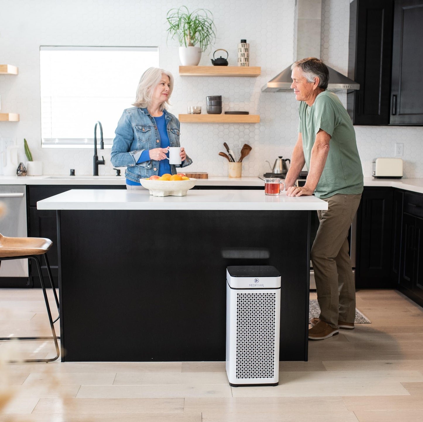 Medify MA-40 Air Purifier with True HEPA H13 Filter | 546.5 m² Coverage in 1hr for Smoke, Wildfires, Odors, Pollen, Pets | Quiet 99.9% Removal to 0.1 Microns | White, 1-Pack