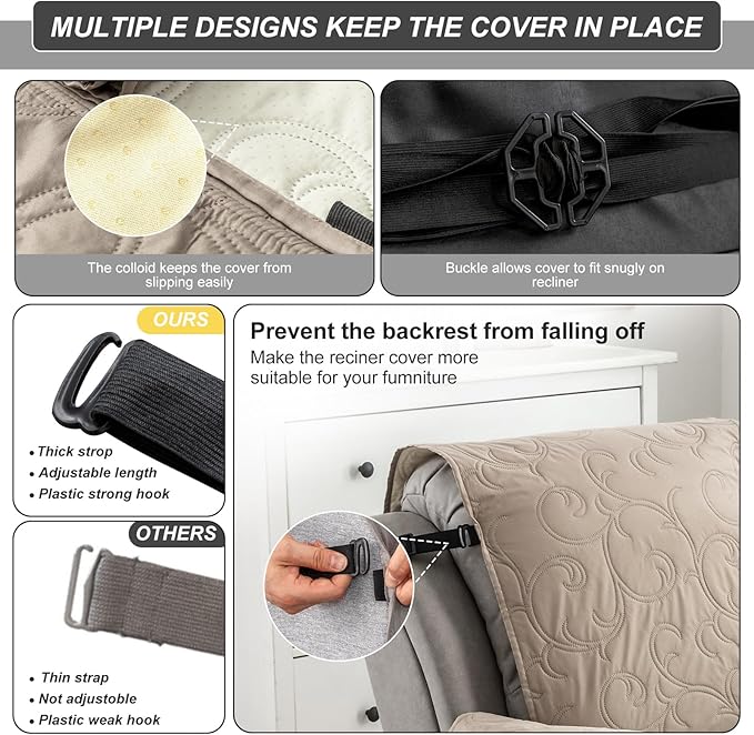 100% Waterproof Recliner Chair Cover, Recliner Chair Covers