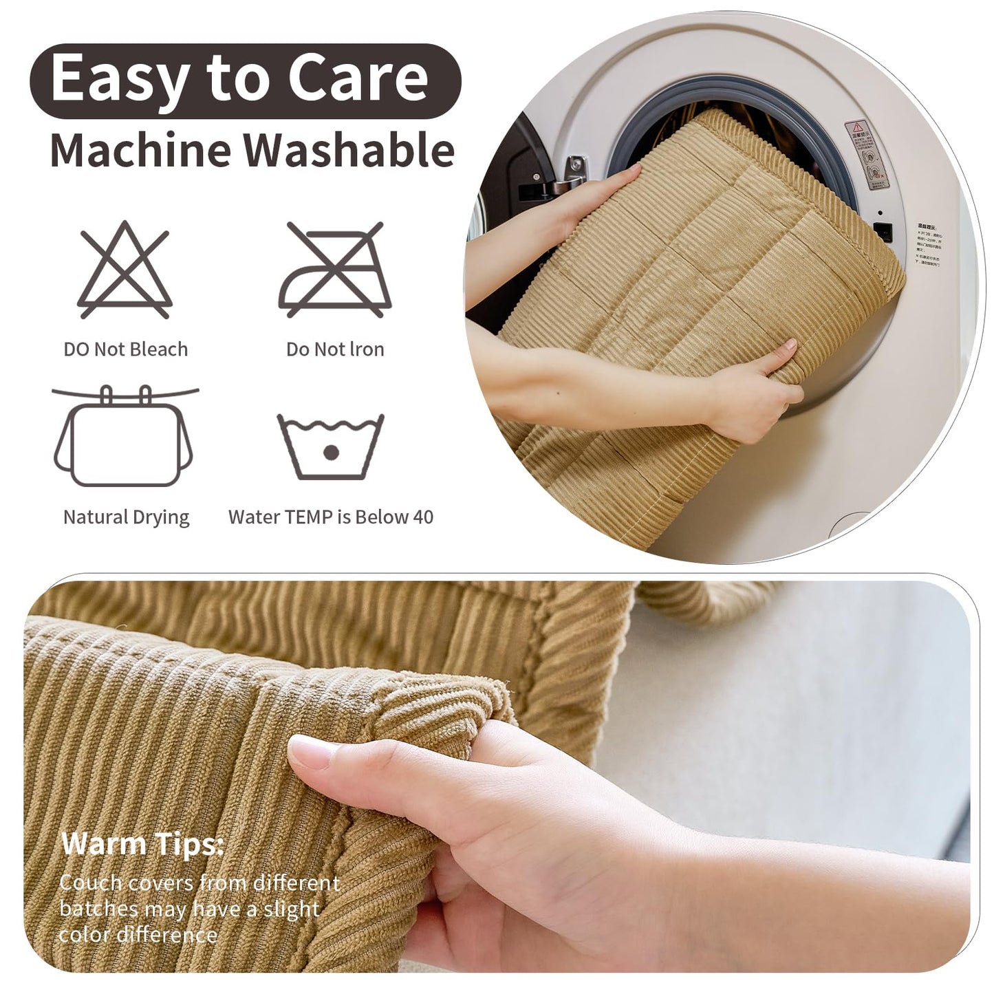 PJLZJFBY Couch Covers for Dogs Washable, 27.6"x82.7" Non Slip Couch Covers for Loveseat Sofa Pet Friendly, Soft Fuzzy Sofa Covers for Pet, Dog Couch Cover Furniture Protector(1PC,Light Brown)