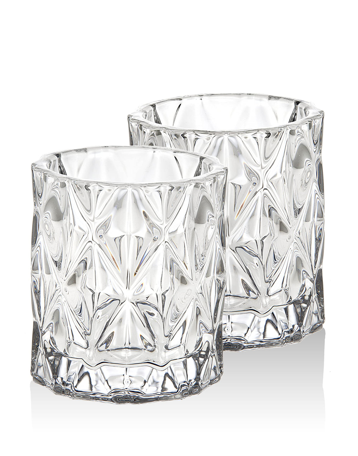 Godinger Shannon Crystal Votive Candle Holder Serenade Set of 2