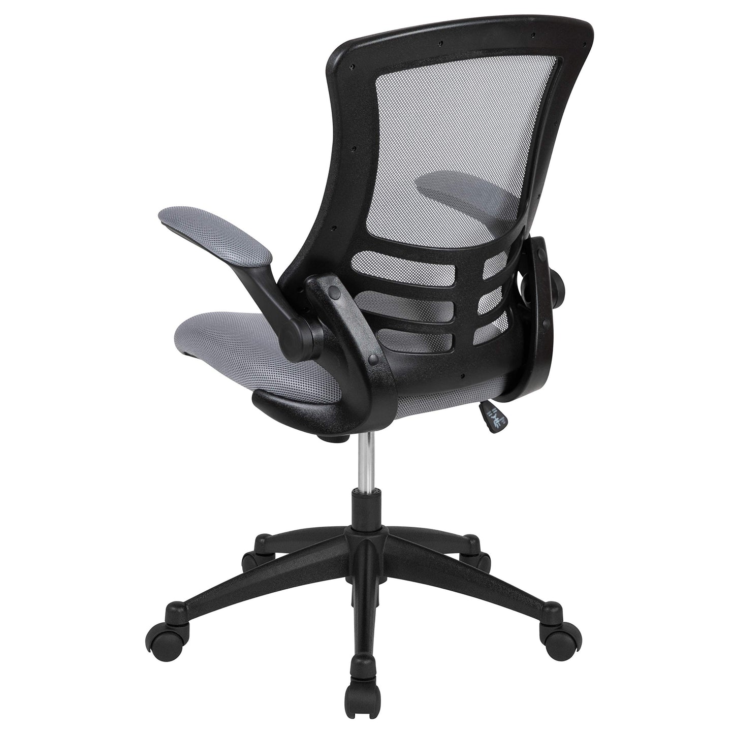 Flash Furniture Kelista Office Chair, Ergonomic, Mid-Back, Dark Gray Mesh with Swivel