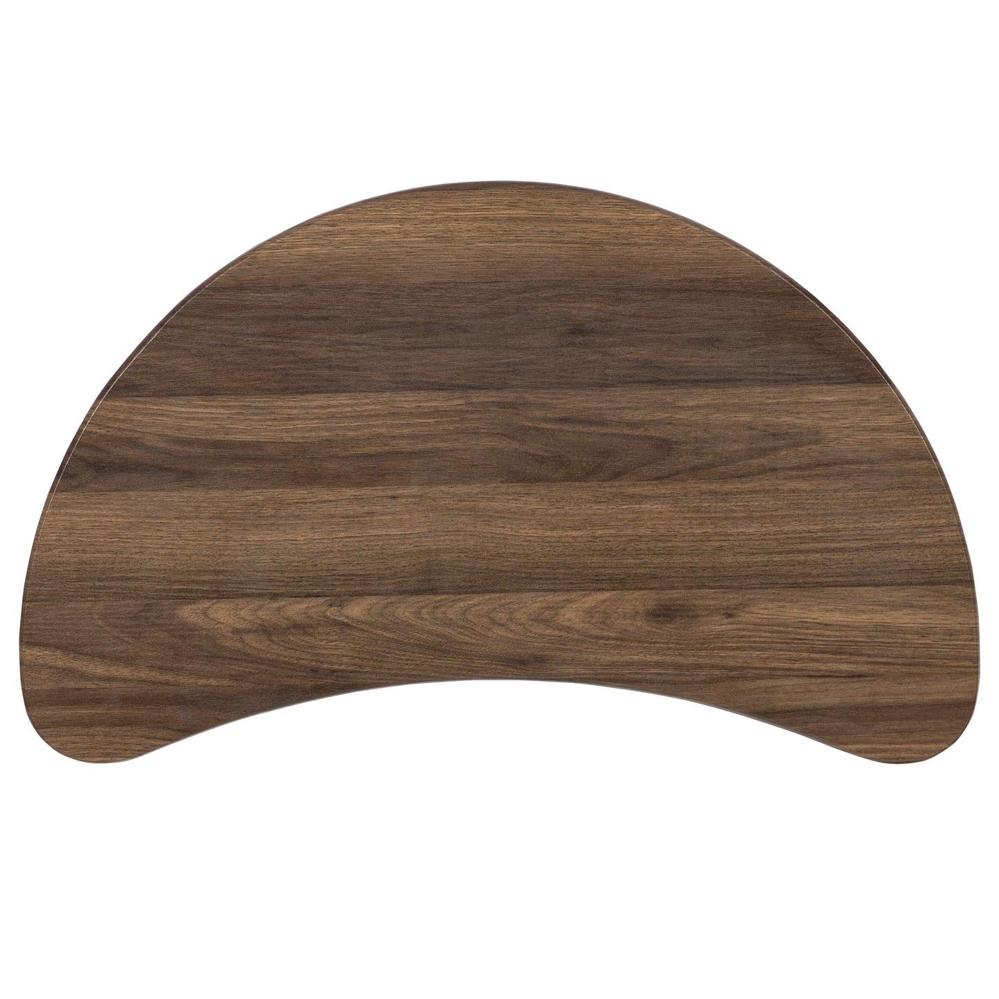 Flash Furniture Eve Rustic Walnut Sit to Stand Mobile Laptop Computer Desk with Heavy Duty Nylon Base and Dual Wheel Casters