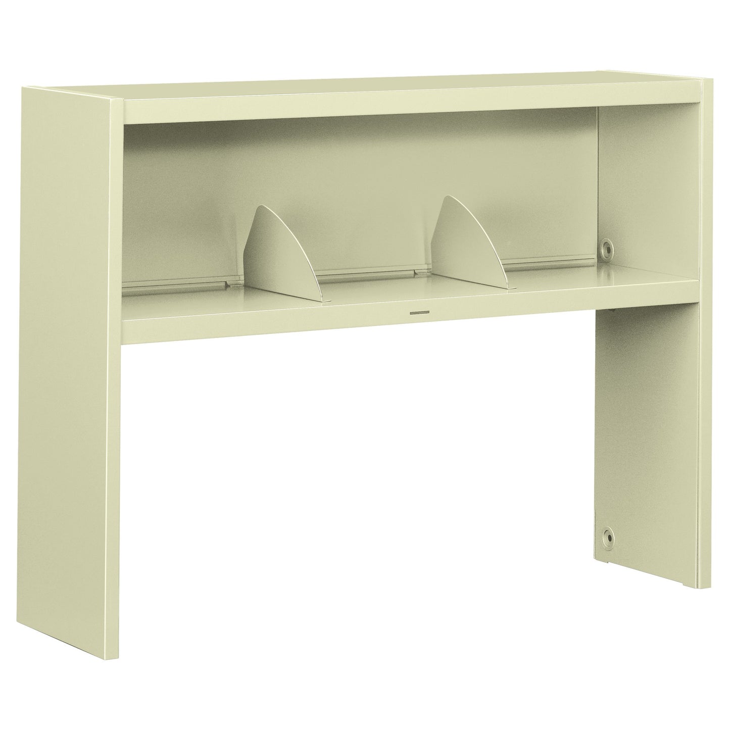 HON 386548NL Stack On Open Shelf Hutch, 48" by 13-1/2" by 34-3/4", Putty