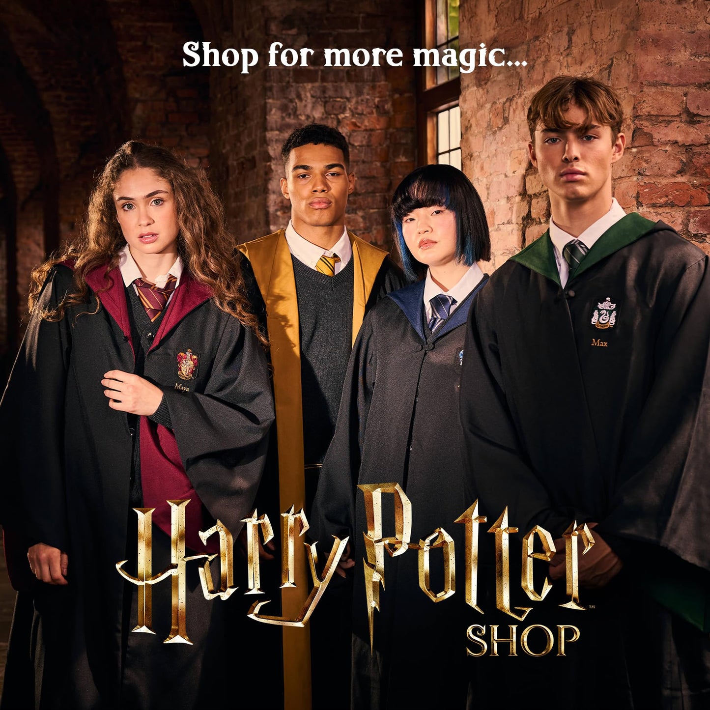 Harry Potter Hogwarts School Trunk - Large 17.5” Collectible Storage Chest with Hogwarts Crest - Official Wizarding World Prop Replica & Decorative Keepsake Box - Not for Travel Use