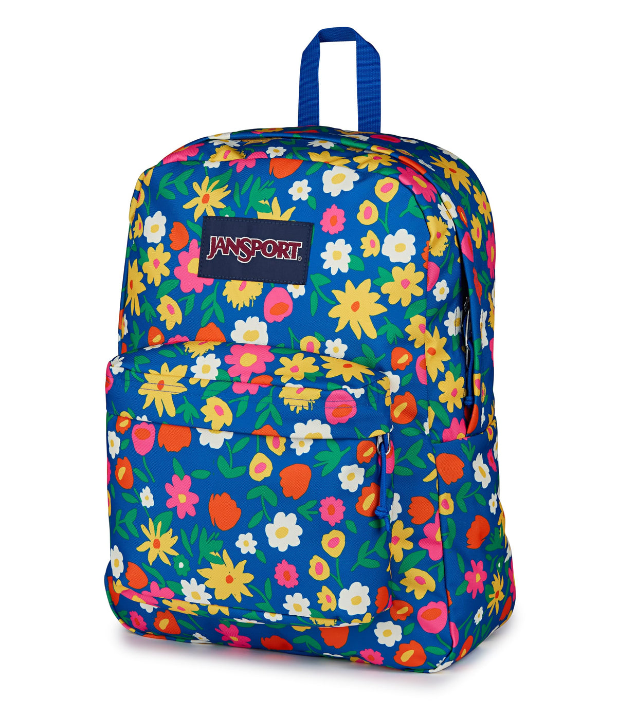 JanSport SuperBreak One Backpack - Durable, Lightweight Bag with 1 Main Compartment, Front Utility Pocket with Built-in Organizer, Premium Backpack, Flower Market
