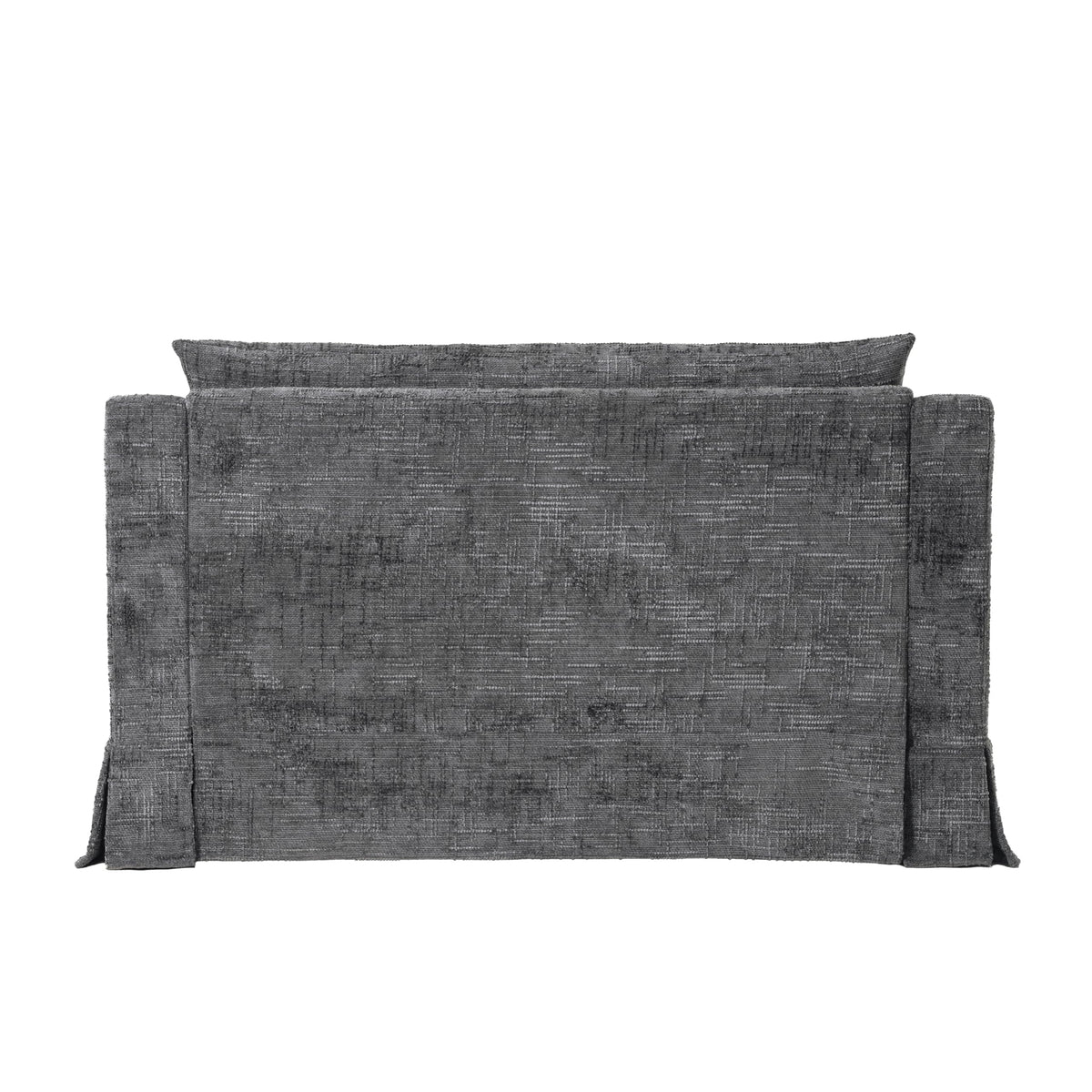 GDFStudio Chenille Sofa Bed Loveseat, Convertible Sleeper Couch with Deep Seat, 900 lbs Capacity, Upholstered Lounge Sofa with Pillows, Modern Compact Sofa for Living Room Bedroom Guest Space, Grey
