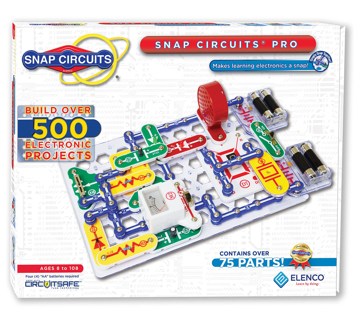 Snap Circuits Elenco Snap Circuits Pro 500 in 1 Electronics Exploration Kit