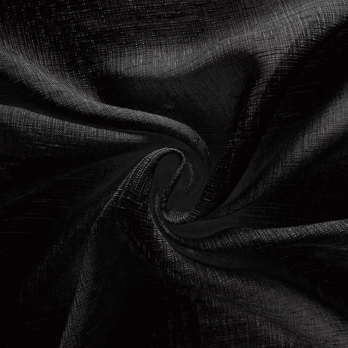 KOUFALL Short Halloween Curtains for Kitchen Bathroom Window,Short Black Sheer Gothic Curtains for Bedroom