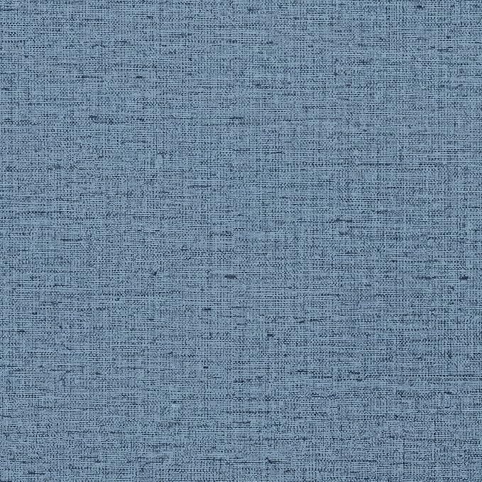 Blue Grasscloth Wallpaper Peel and Stick 472inch Textured Linen Contact Paper