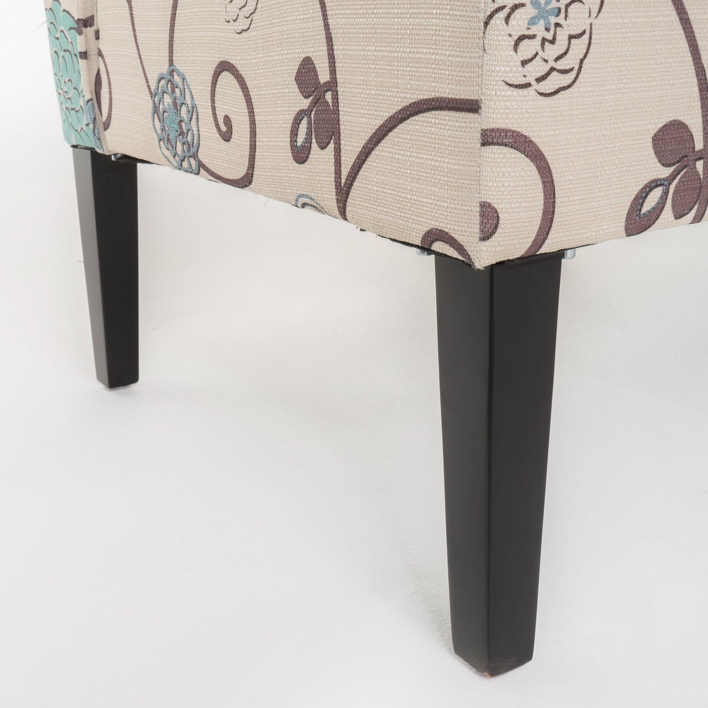 Christopher Knight Home Dejon Fabric Love Seat, White And Blue Floral