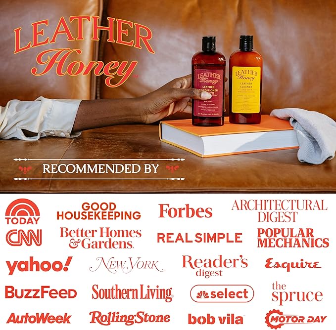 Leather Honey Leather Conditioner, Non-Toxic & Made in the Usa Since 1968.