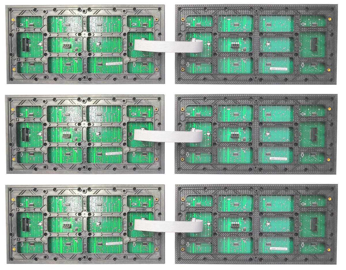 EEEEE P10 Red LED Panel Display Large Size 32cm X 16cm, 512 pcs of LED, Each Individual addressable, Controlled by Uno r3 with Arduino IDE.
