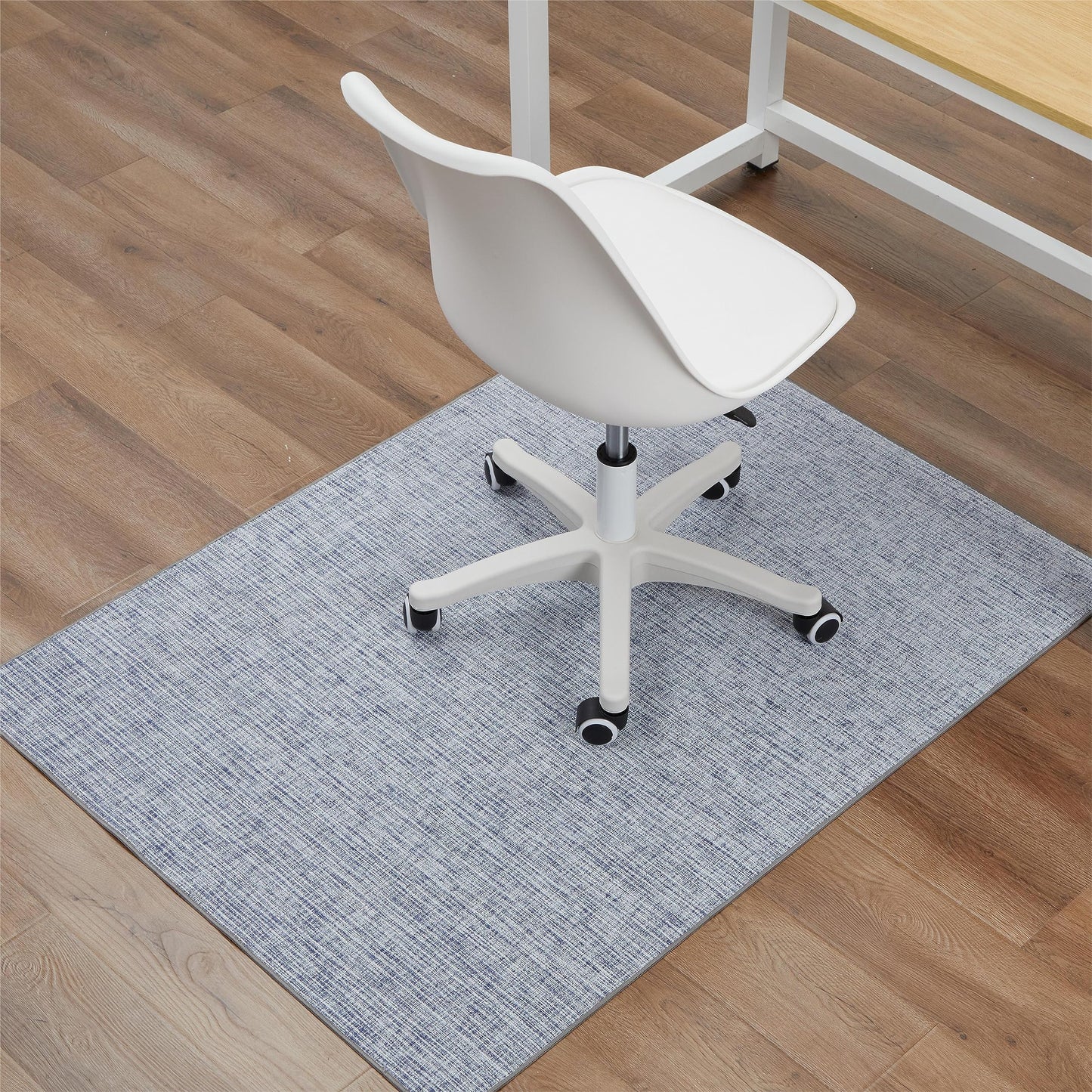 RccugmatS Chair Mat for Hardwood & Tile Floor, 36" x 48" Heavy Duty Office Chair Mat for Rolling Chairs, Anti Slip, Non-Curve, Floor Protector for Home Office,Nordic Sky Weave