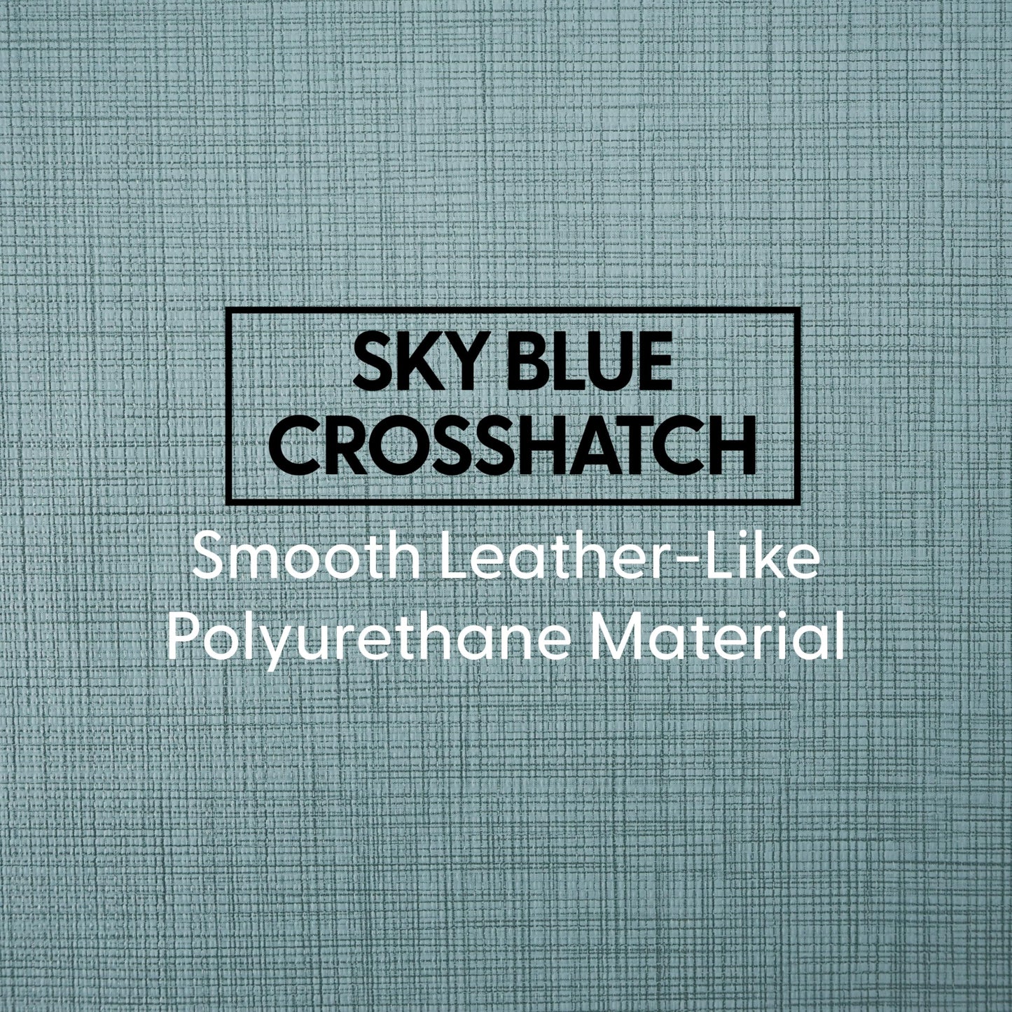 FDP Pro Series Hexagon Accent Ottoman (12" Height) Hand Upholstered Commercial Furniture for Hotel Lobby, Office, Restaurant, Home Collaborative and Configurable Seating - Sky Blue Crosshatch