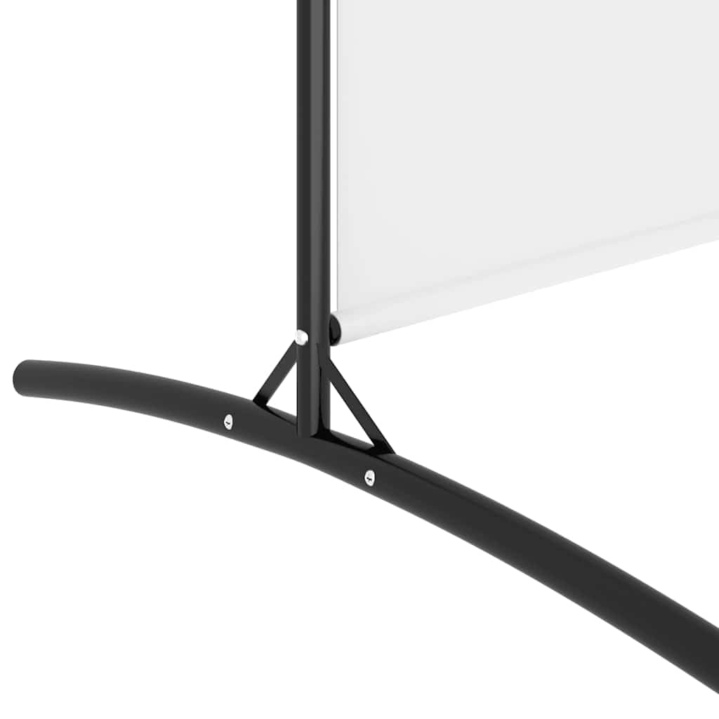 vidaXL vidaXL Room Divider, Folding Privacy Screen 2 Panel Room Divider, Freestanding Room Partition Wall Divider for Room Separation, White Fabric