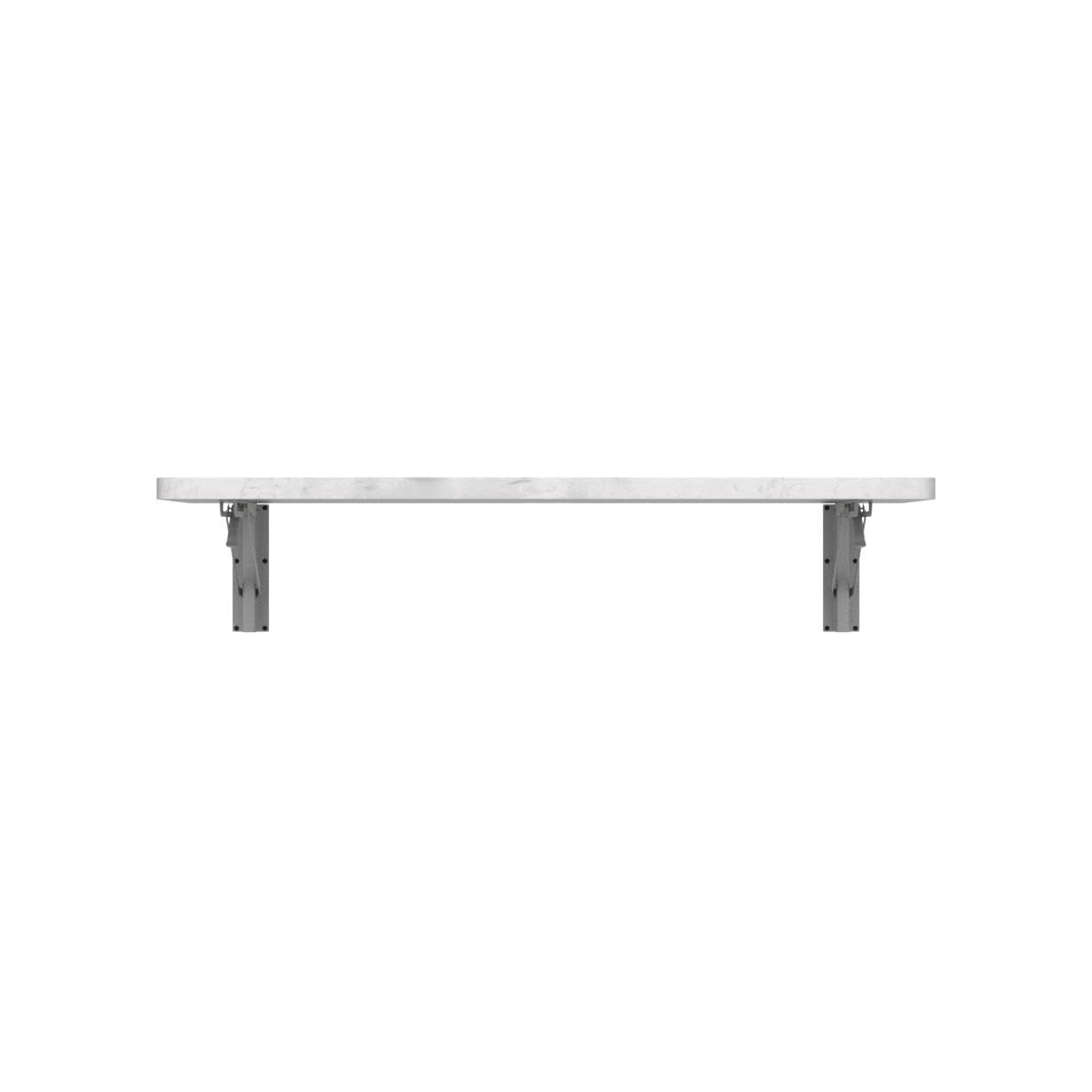 Pmnianhua Wall Mounted Desk,31'' Wall Mounted Drop Leaf Table,Drop Down Table,Folding Table,Fold Down Wall Desk,Floating Desk for Wall Laundry Room Bar Home Office Small Space(White)