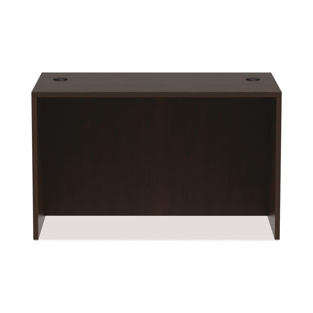 Alera Valencia Series Straight Front Desk Shell, 47.25" X 29.5" X 29.63", Espresso