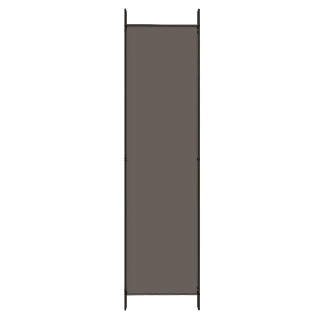 3-Panel Room Divider Anthracite 59.1x86.6 Inches Fabric Room Partition Screen, Foldable Privacy Divider for Bedroom, Blocks Sunlight, Easy Assembly