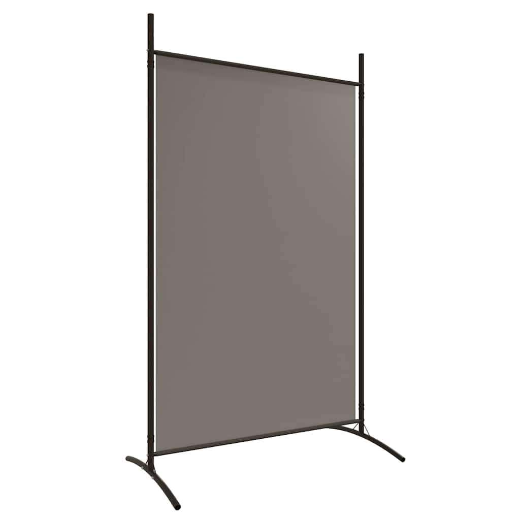 vidaXL vidaXL Room Divider, Folding Privacy Screen 6 Panel Room Divider, Freestanding Room Partition Wall Divider for Room Separation, Anthracite Fabric