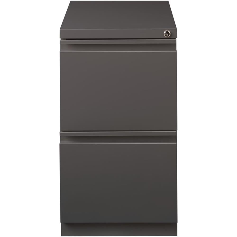 Hirsh Industries 20" Deep 2 Drawer Mobile File Cabinet File in Medium Tone