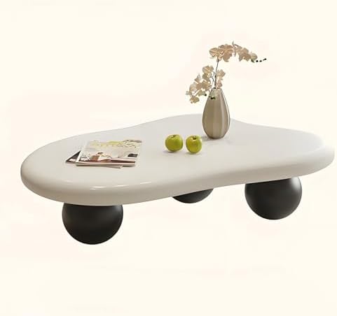 Eco-Friendly Vintage Cream Coffee Table