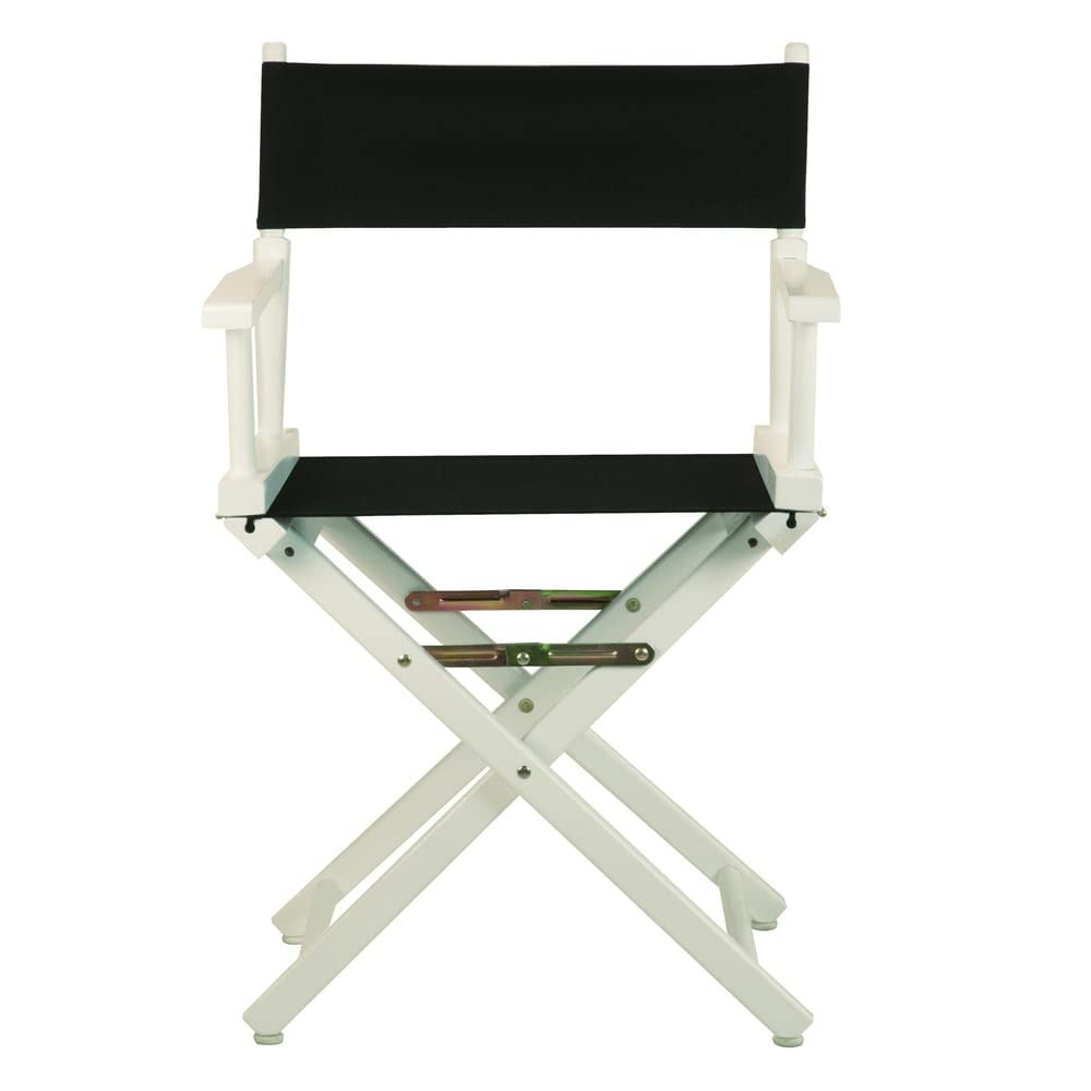 Casual Home 18" Director's Chair White Frame with Royal Blue Canvas