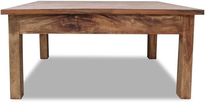 Coffee Table Solid Reclaimed Wood 38.6"x28.7"x17.7", End Tables, Living Table