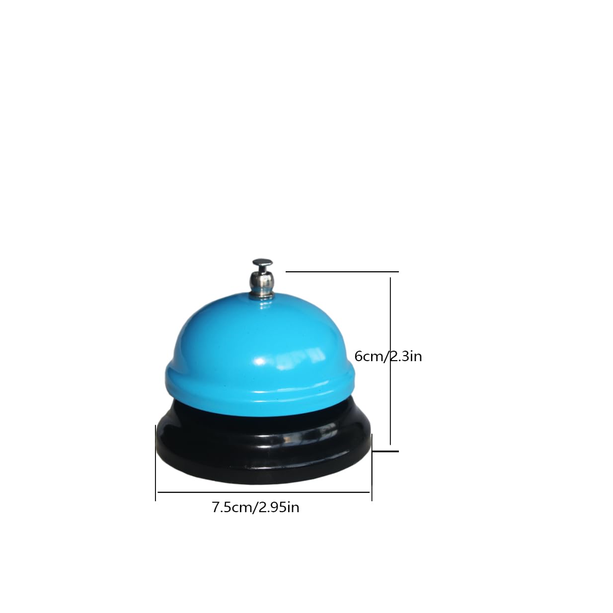 Restaurant Service Table Bell Bar Bell Desk Kitchen Hotel Counter Reception Restaurant Bar Ring for Service Call Bell (Blue)