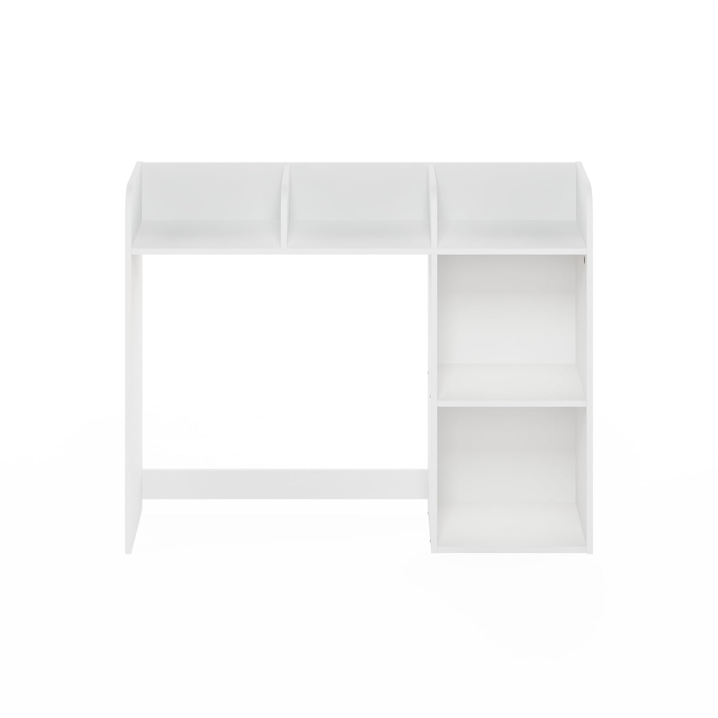 Furinno Classic Desk Shelf, 5-Shelf Desktop Hutch, Book Shelf, 3-Tier Desk Organzier, for Office Supplies, Office Desk Accessories, for Home Office, College, Dorm, Espresso