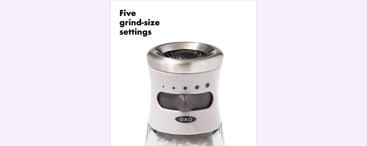 OXO Good Grips Contoured Mess-Free Salt Grinder - Gray