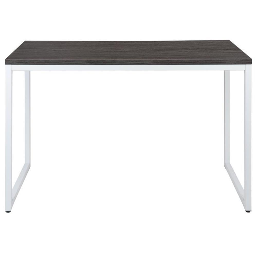 Flash Furniture Kimberly Tiverton Industrial Modern Desk-Rustic Gray/White Commercial Grade Computer Desk-47" Sturdy Home Office Desk-Writing Desk