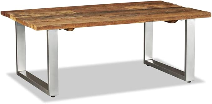 Coffee Table Solid Reclaimed Wood 39.4"x23.6"x15", End Tables, Living Table