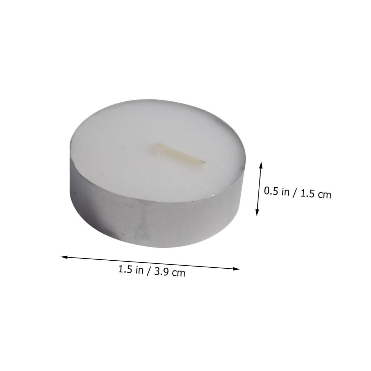 Toyvian 10pcs White Mini Round Tea Light Candles Smokeless Paraffin Small Candles Bulk Pack for Bathrooms and Shopping Malls, Long Burning, for Home Decor and Relaxation