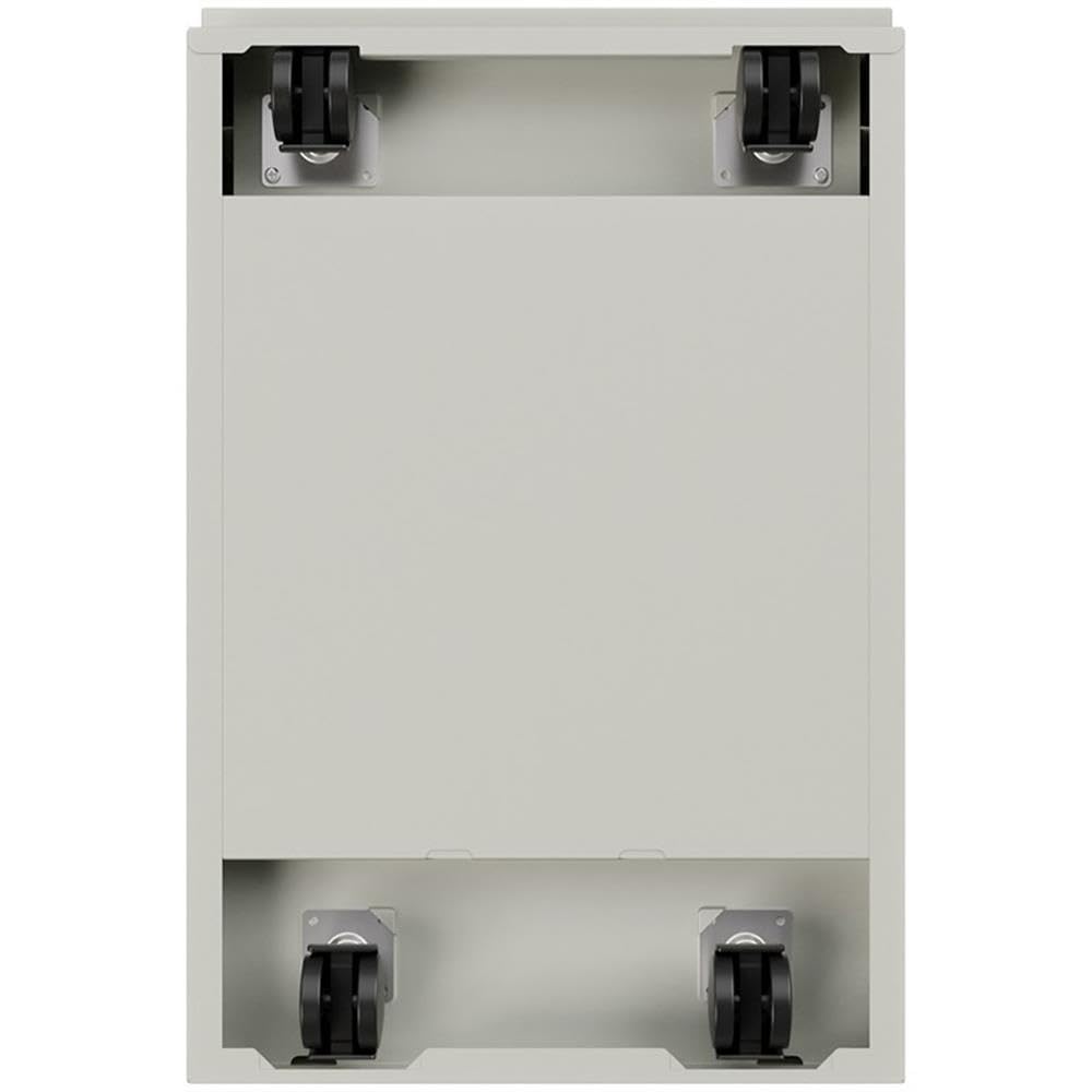 Hirsh Industries 20" Deep 2 Drawer Mobile File Cabinet File in Light Gray
