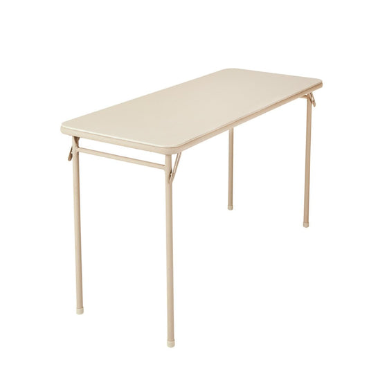 CoscoProducts Cosco Folding Serving Table, 20" x 48", Antique Linen